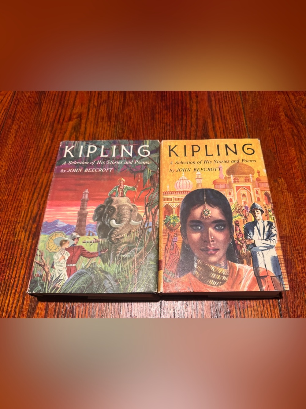Kipling A Selection of His Stories and Poems Volume 1 and 2 By John Beecroft